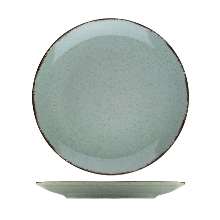 Hermia Vajilla de Porcelana 24 Piezas Verde CXEO24Y2730P03
